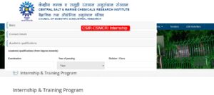 CSIR-CSMCRI Summer Training 2026: Internship & Dissertation Program for UG and PG Students