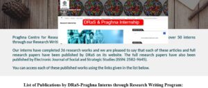 IIA – DRaS & Praghna Summer Internship 2026: Research Writing Program for UG & PG Students