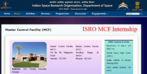 ISRO MCF Internship 2026: Apply for Summer Internships & Final Year Project Training at Master Control Facility