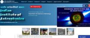 IIA Summer Internship 2026: Indian Institute of Astrophysics Opens Doors for Budding Researchers