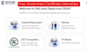 Free Government Certificate Internships in India 2026