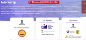 IIT Madras & ISRO Internship 2026: Apply for Summer Research Fellowships Before March Deadlines!