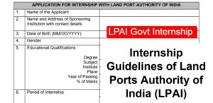 LPAI Govt Internship 2026: Law, Tech & Policy Roles (Apply by April 30)